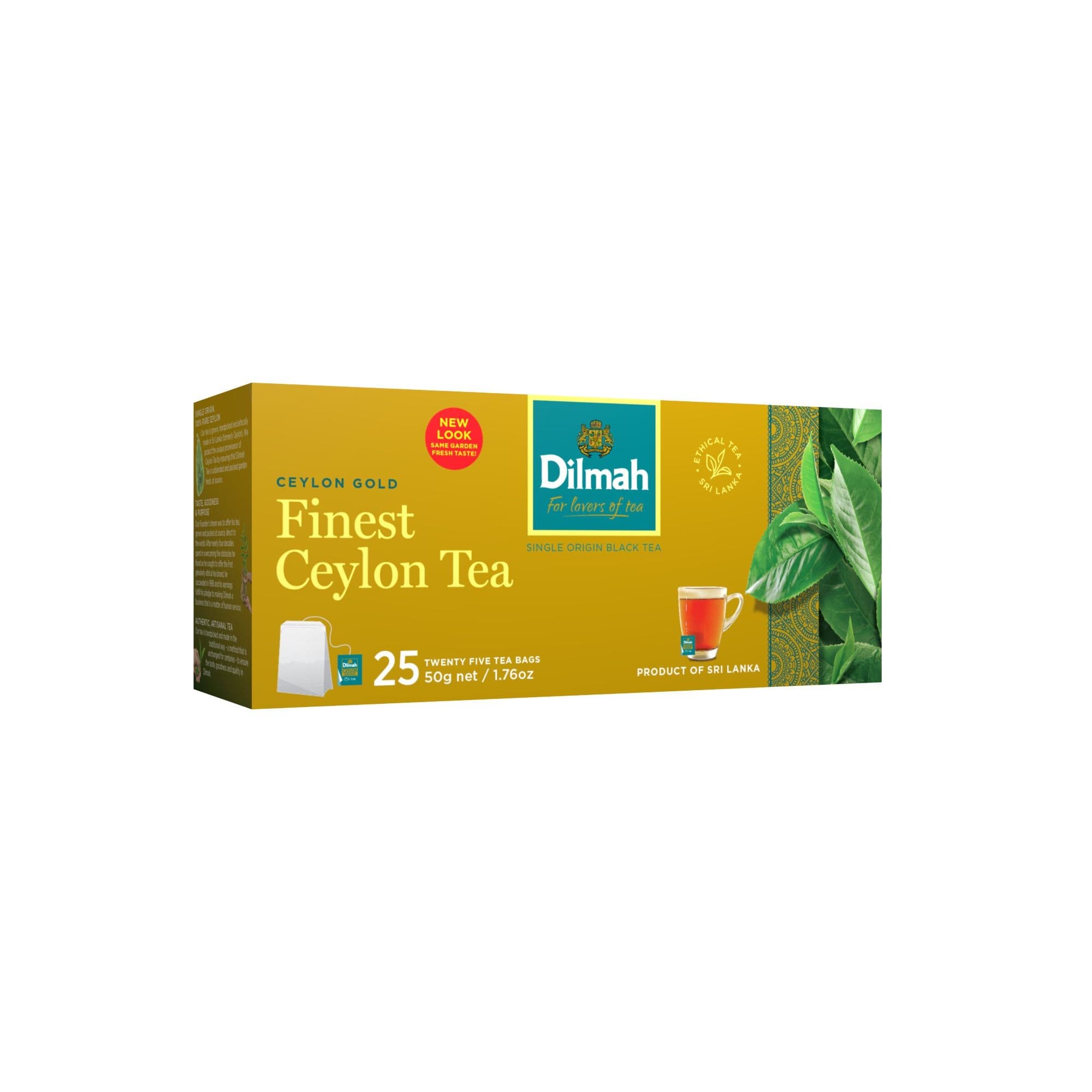 Dilmah Ceylon Gold černý čaj 25x2 g
