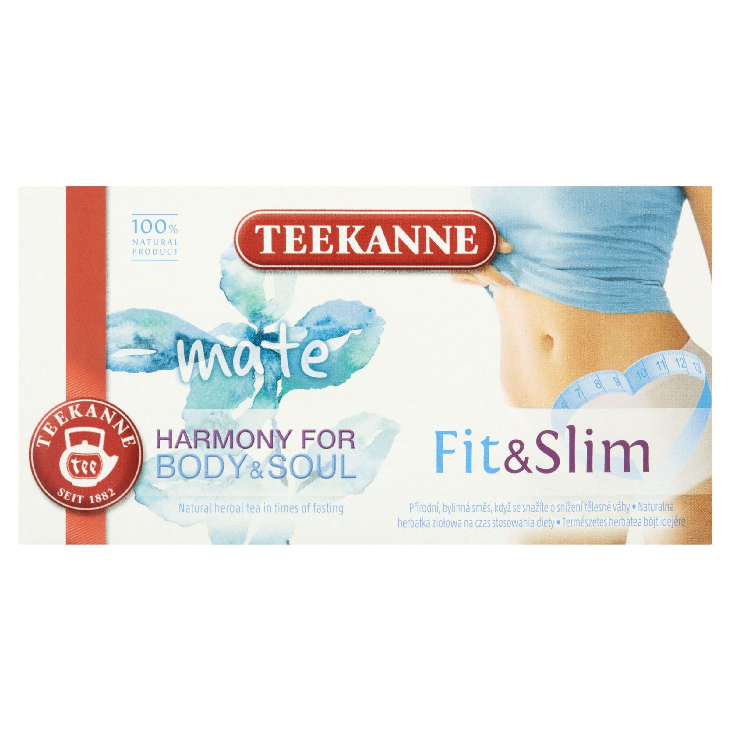 Teekanne Fit & Slim bylinný čaj se zeleným čajem 20x1,6 g
