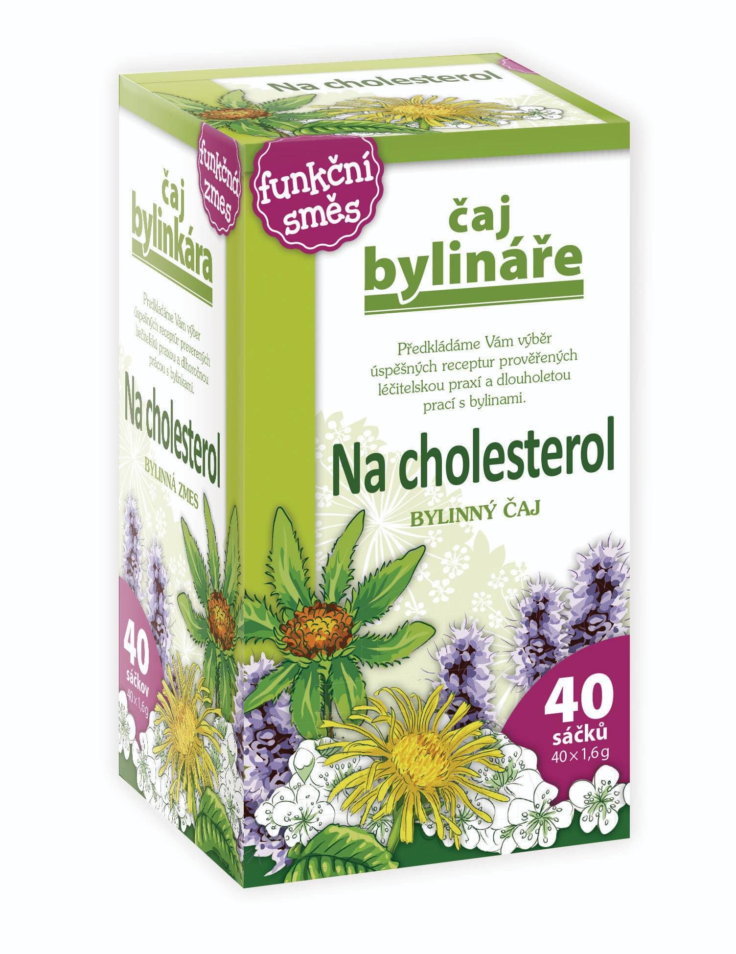 Čaj Bylináře Na cholesterol 40x1,6 g