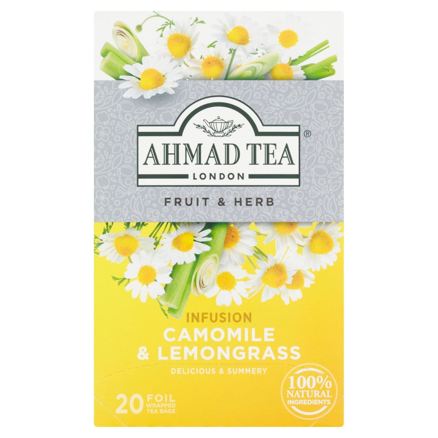 Ahmad Tea Bylinný čaj s heřmánkem 20 x 1,5g