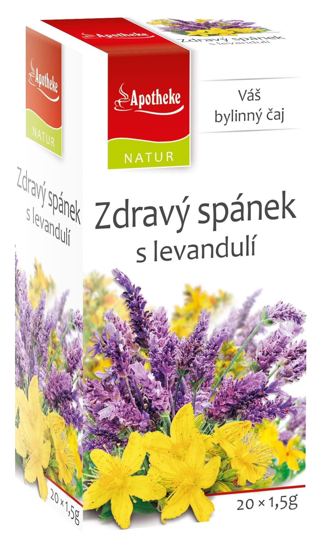 Apotheke Natur Zdravý spánek s levandulí čaj 20 x 1,5 g