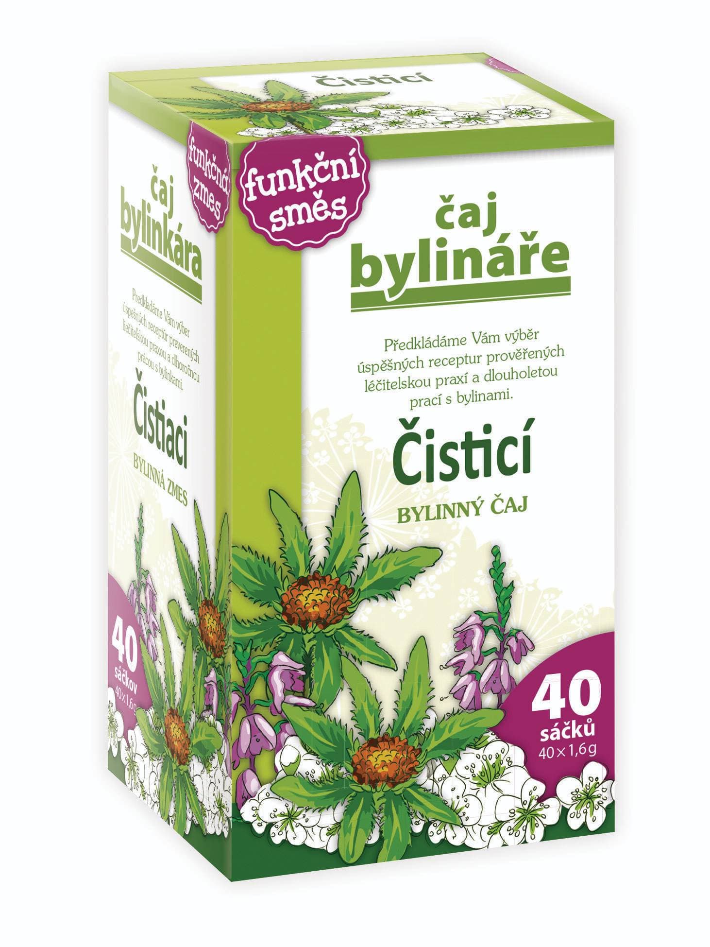 Čaj Bylináře Čisticí 40x1,6 g