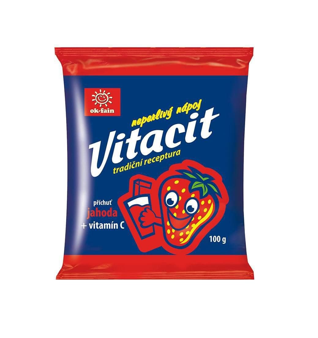 Vitacit Neperlivý inst. nápoj jahoda 100 g