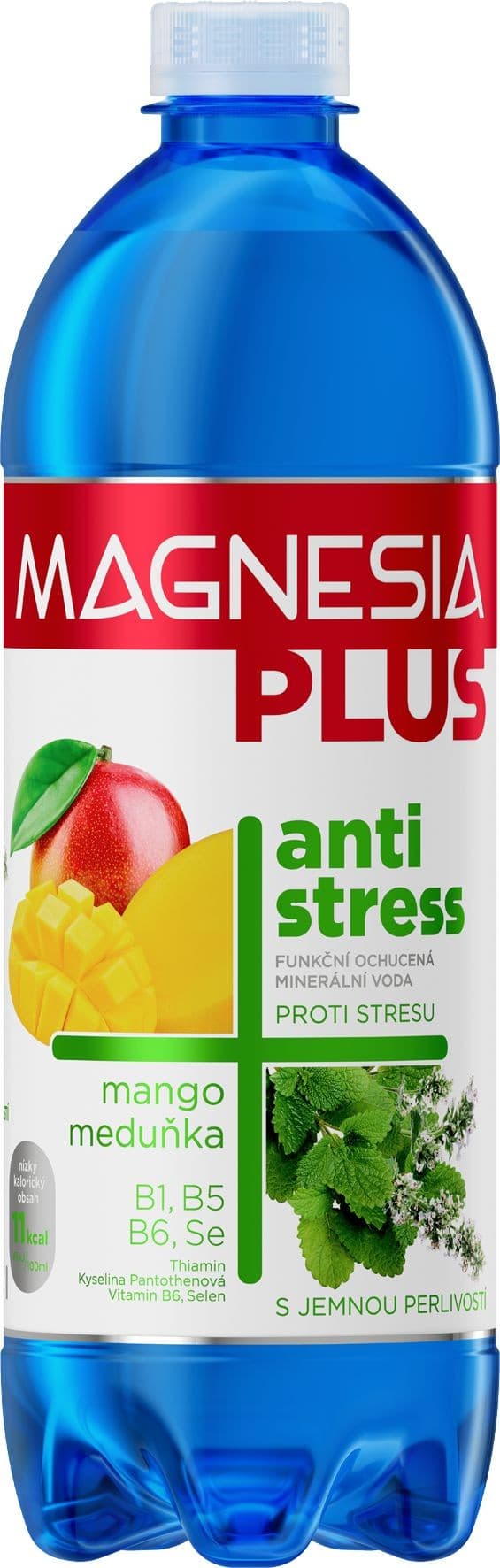 Magnesia Plus Antistress mango, meduňka 0,7 l