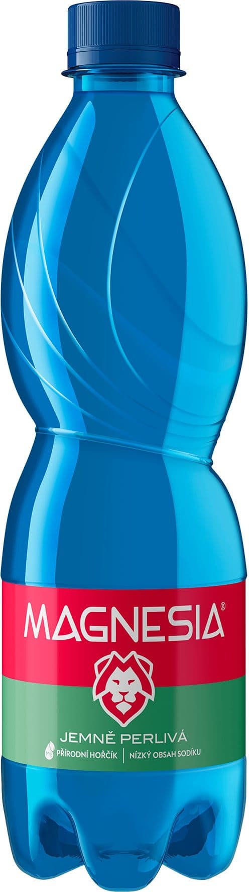 Magnesia Jemně perlivá přírodní minerální voda 0,5 l