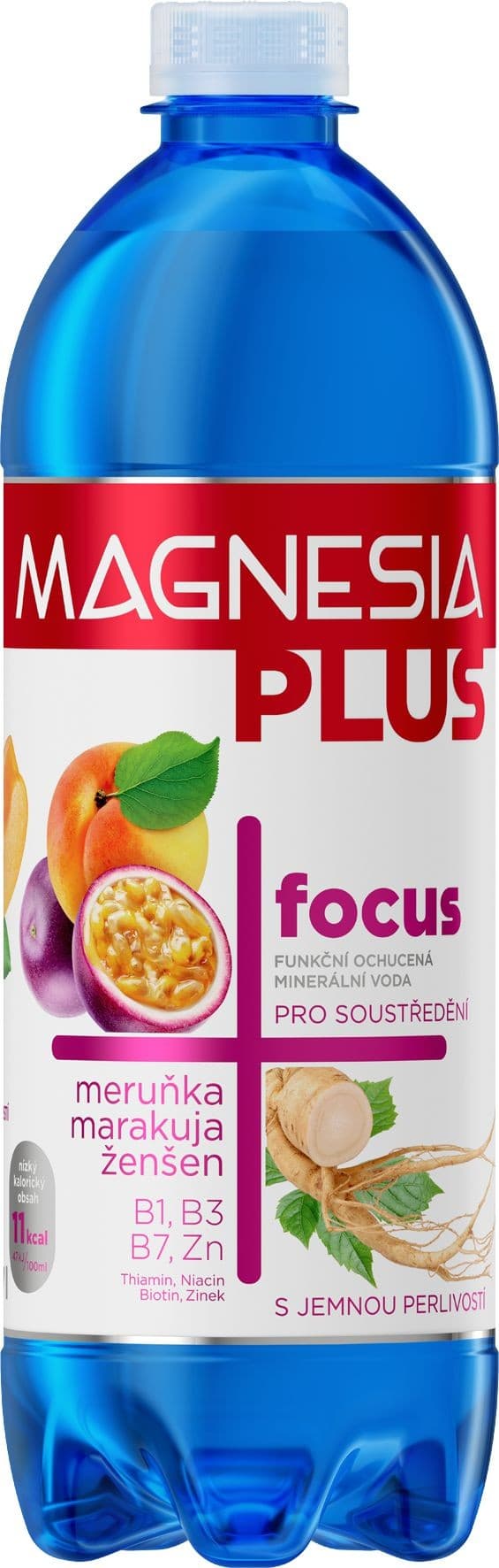 Magnesa Plus Focus meruňka, marakuja, ženšen 0,7 l