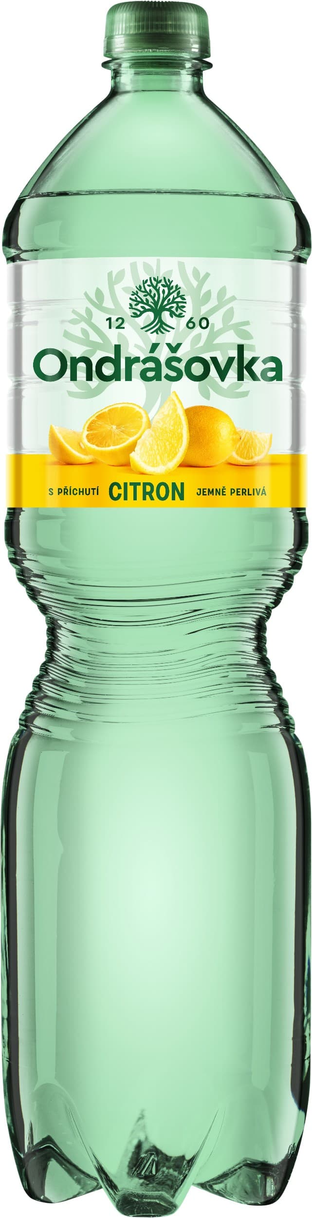 Ondrášovka Jemně perlivá s příchutí citron 1,5 l