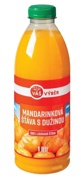 Váš Výběr Mandarinková šťáva s dužinou 1l