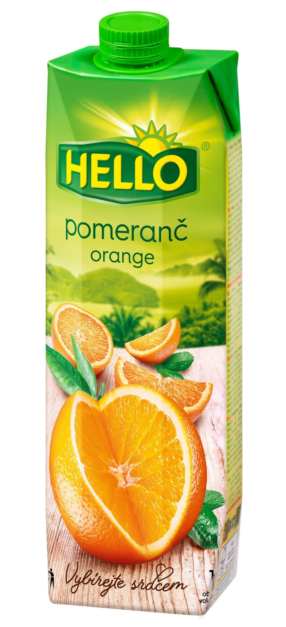 Hello 50% pomeranč 1 l