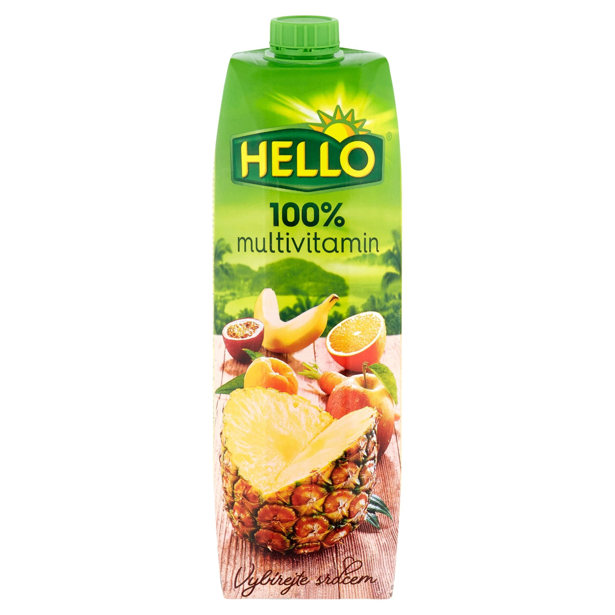Hello Multivitamin 100% džus 1 l