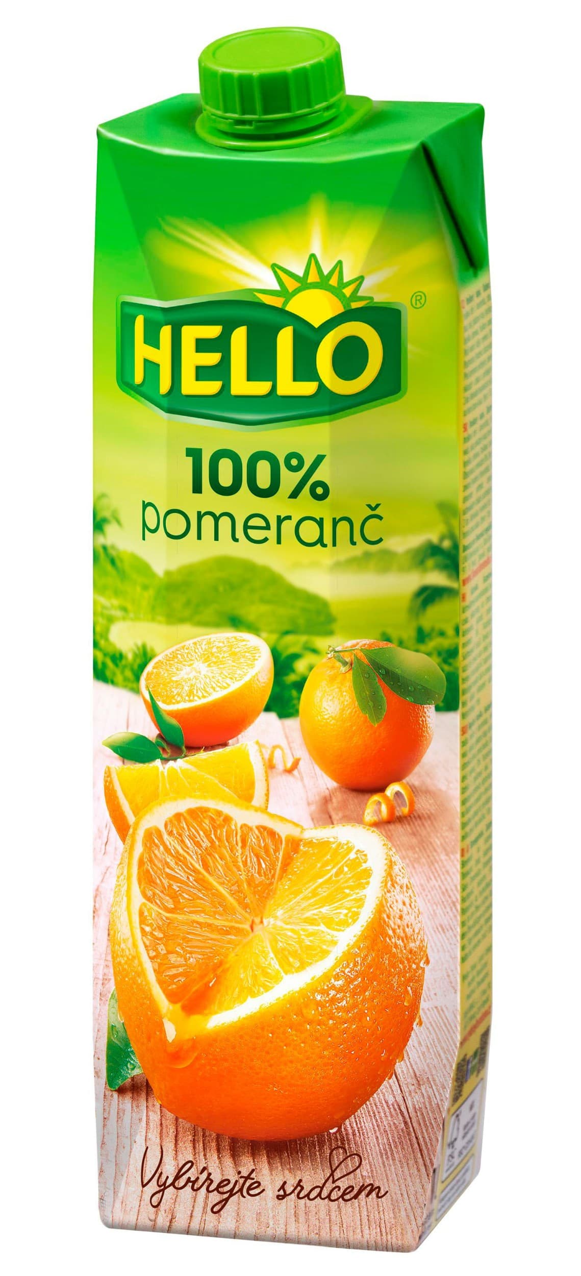 Hello 100% džus Pomeranč 1 l