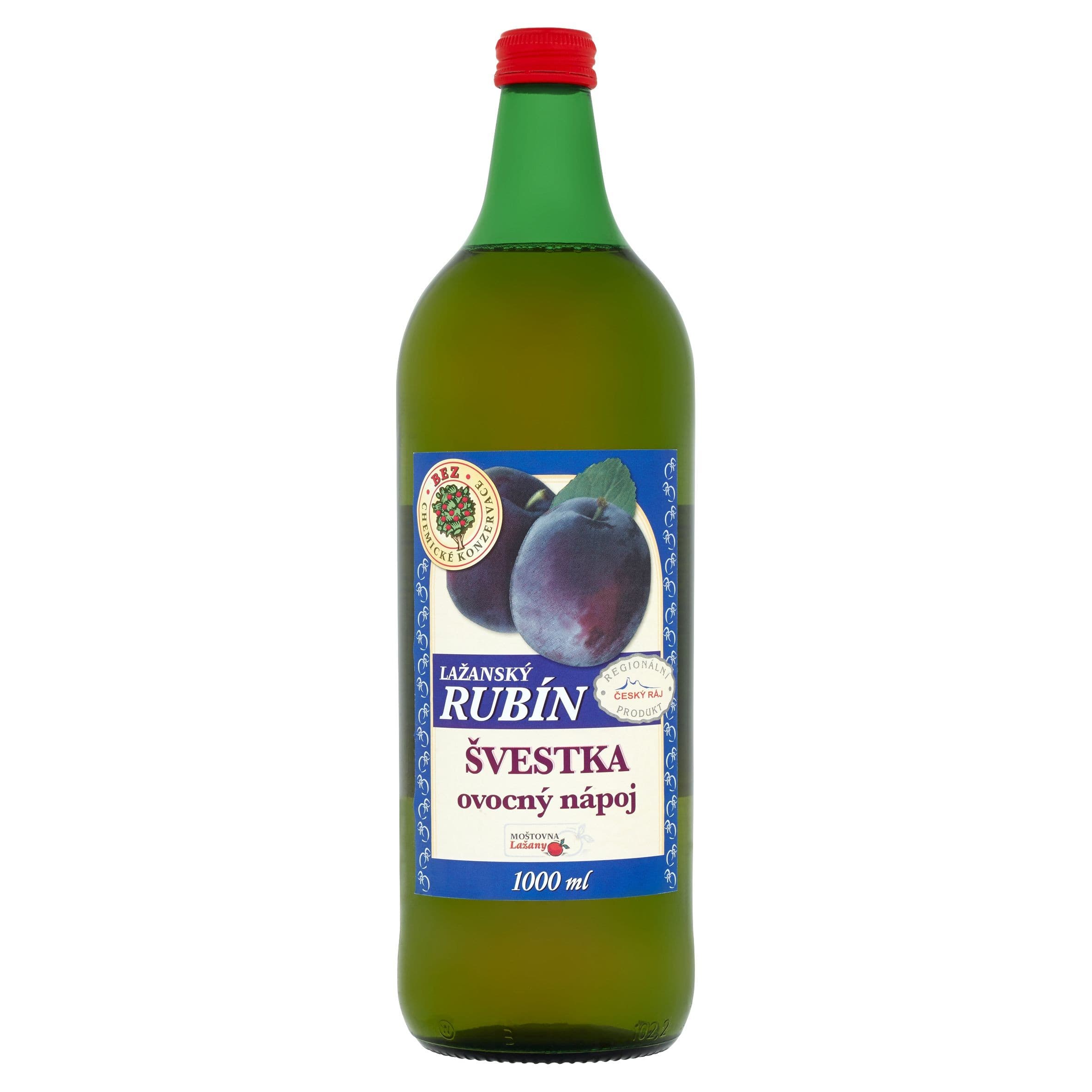Lažanský Rubín Švestka ovocný nápoj 1 l