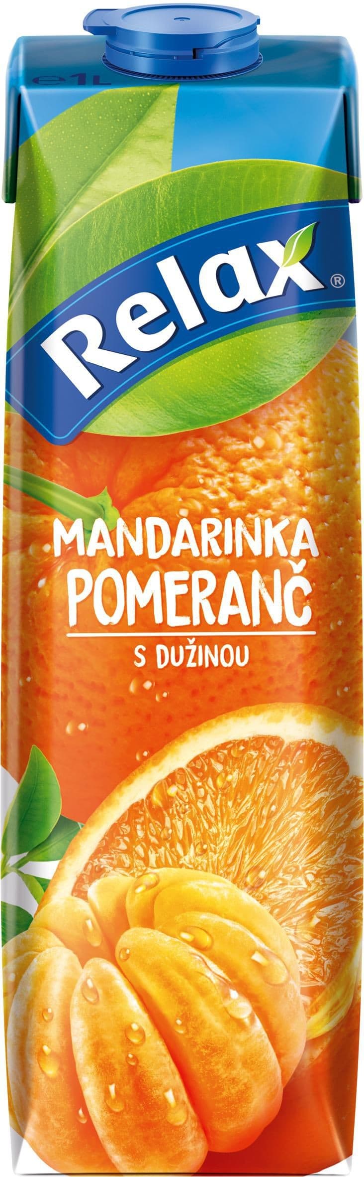 Relax Select mandarinka a pomeranč 1 l