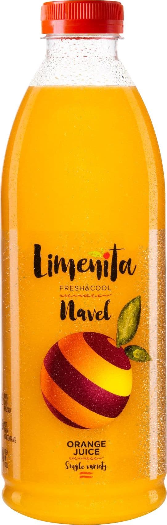 Limeñita Fresh&Cool 100% Pomerančová šťáva z odrůd Navel s dužinou 1 l