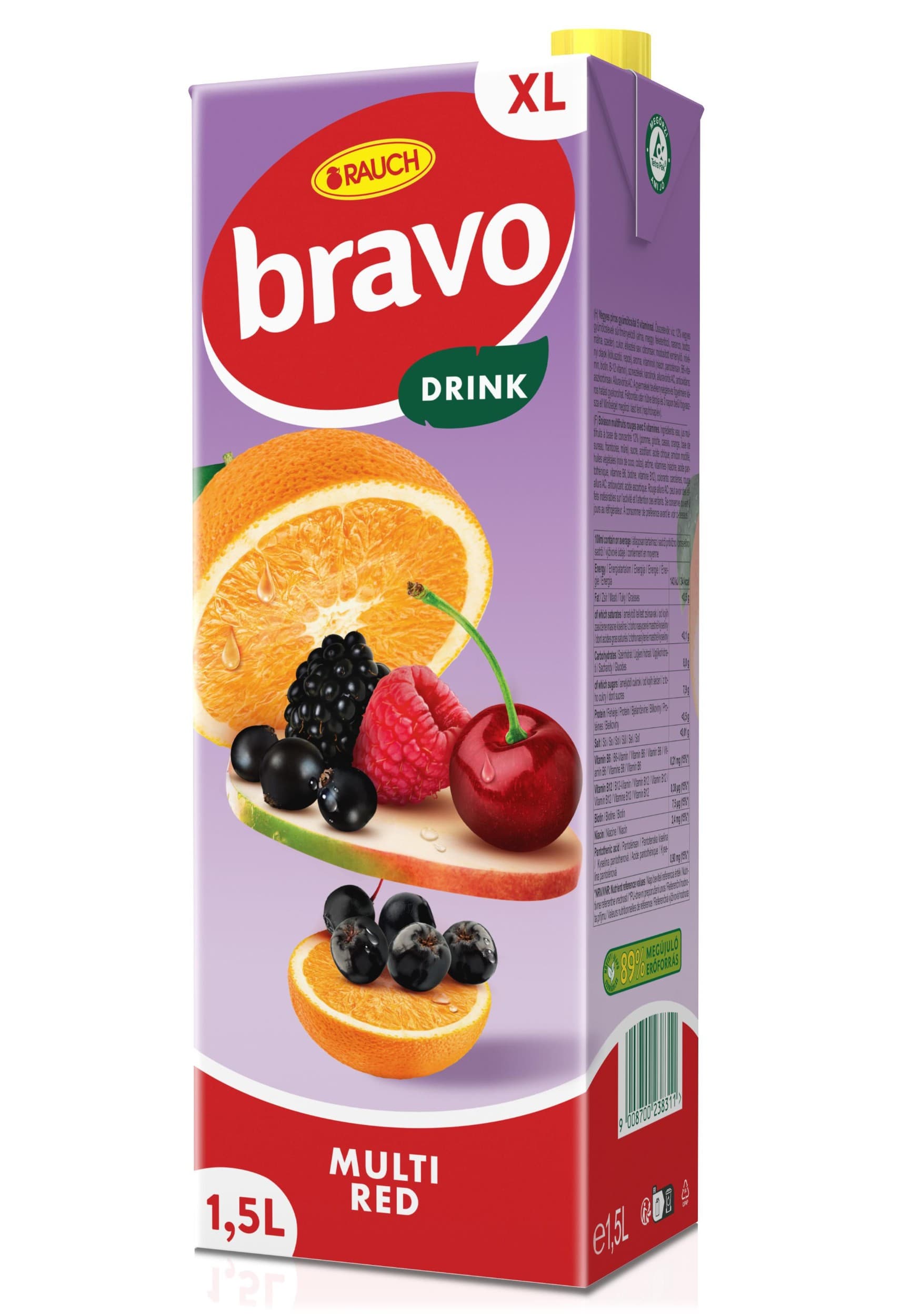 Bravo Červený multivitamín 1,5l