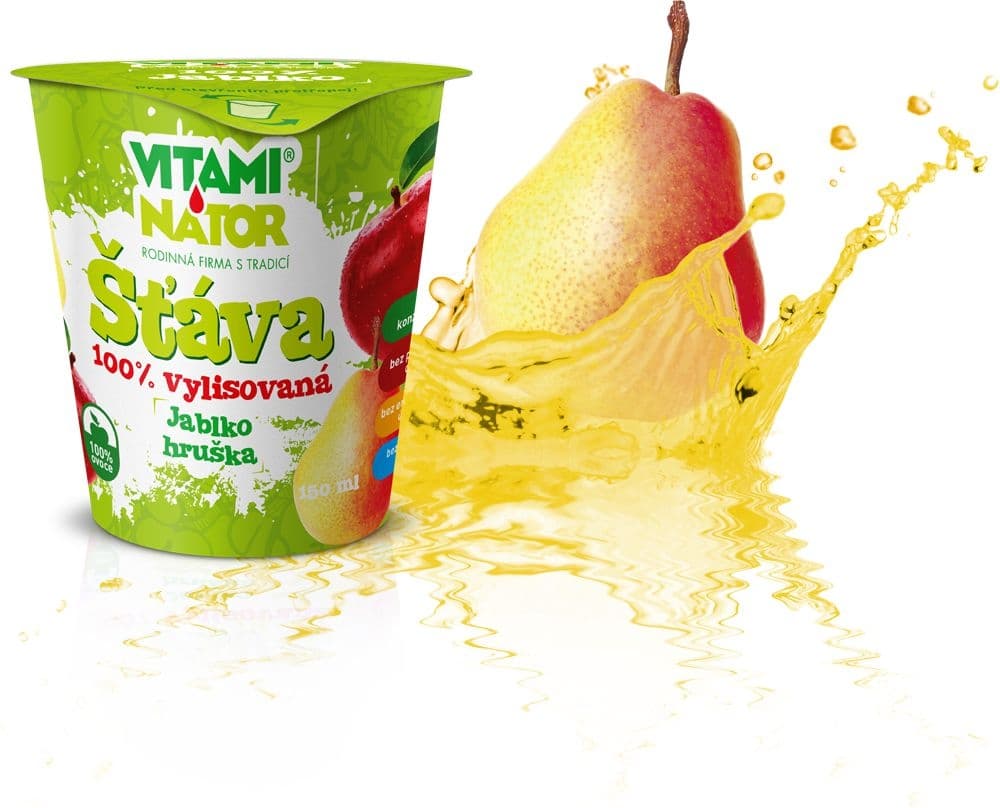 Vitaminátor 100% šťáva jablko-hruška 150ml