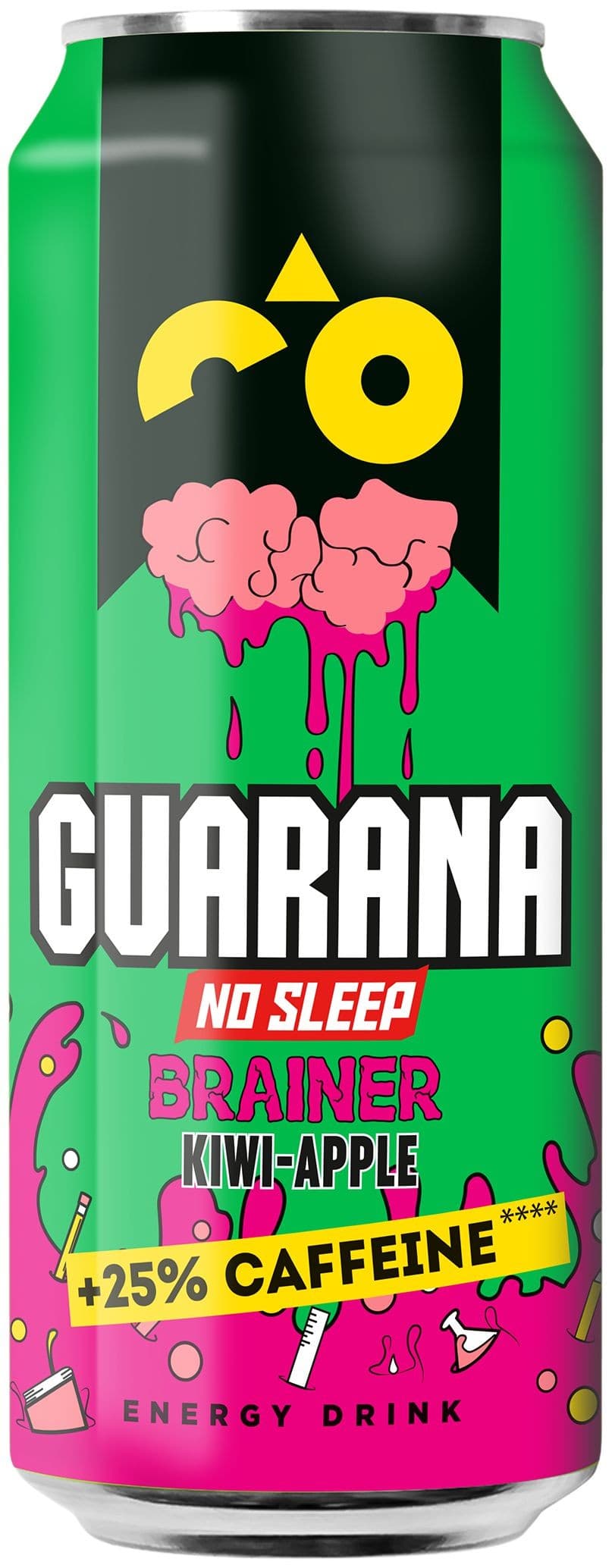 Guarana Brainer Kiwi-Apple 0,5l CAN