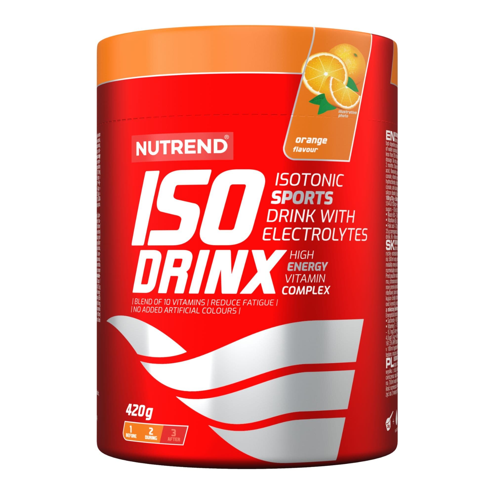 Nutrend Isodrinx prášek, pomeranč 420g