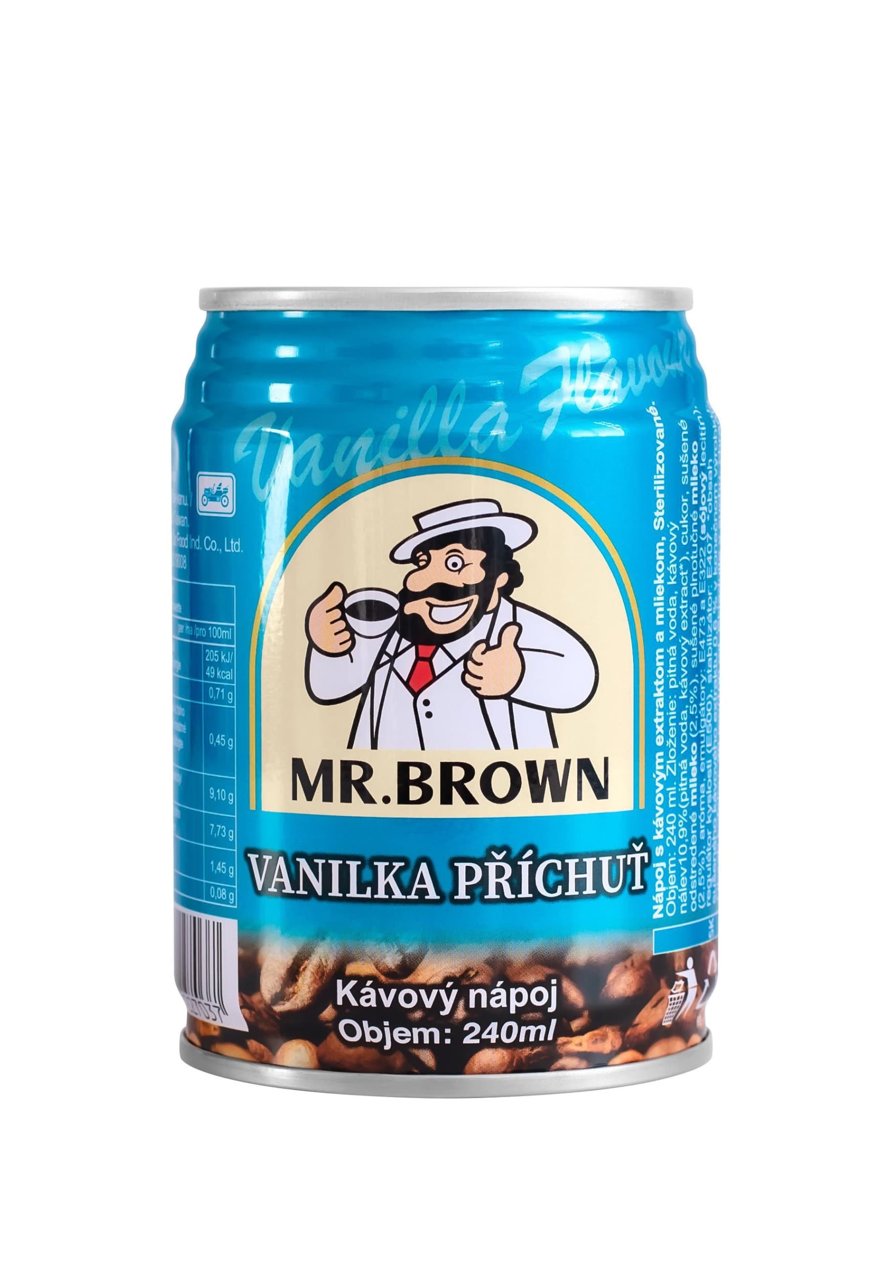 Mr.Brown Vanilla plech 240 ml