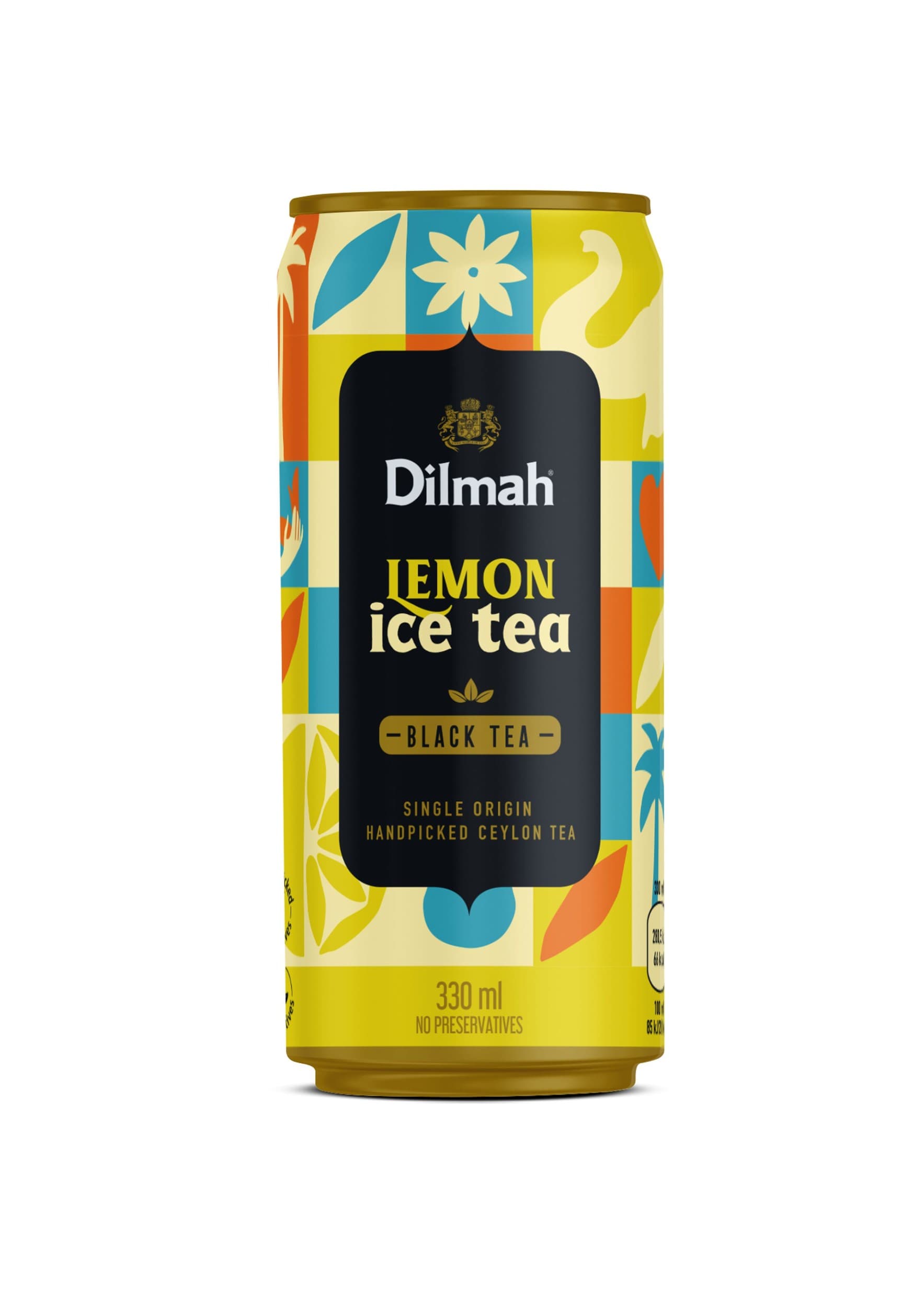Dilmah Black Ice Tea Lemon 0,33l plech