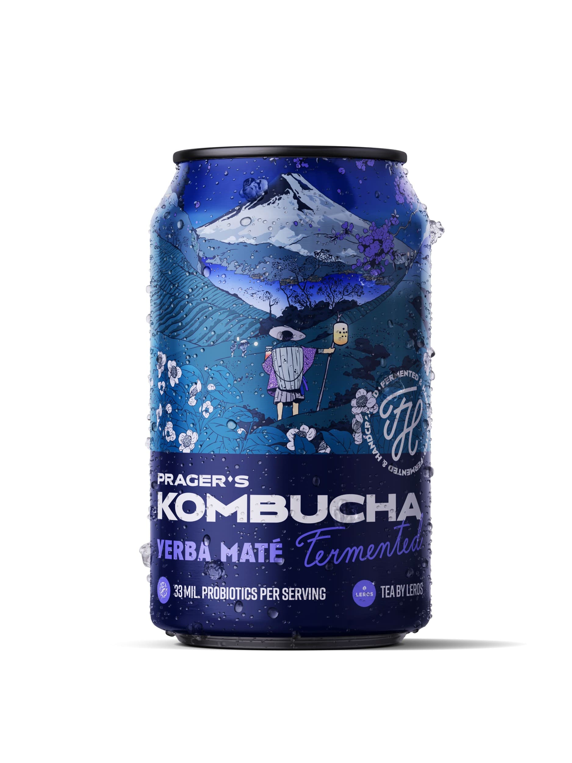 PRAGER'S KOMBUCHA YERBA MATÉ 0,33L PLE