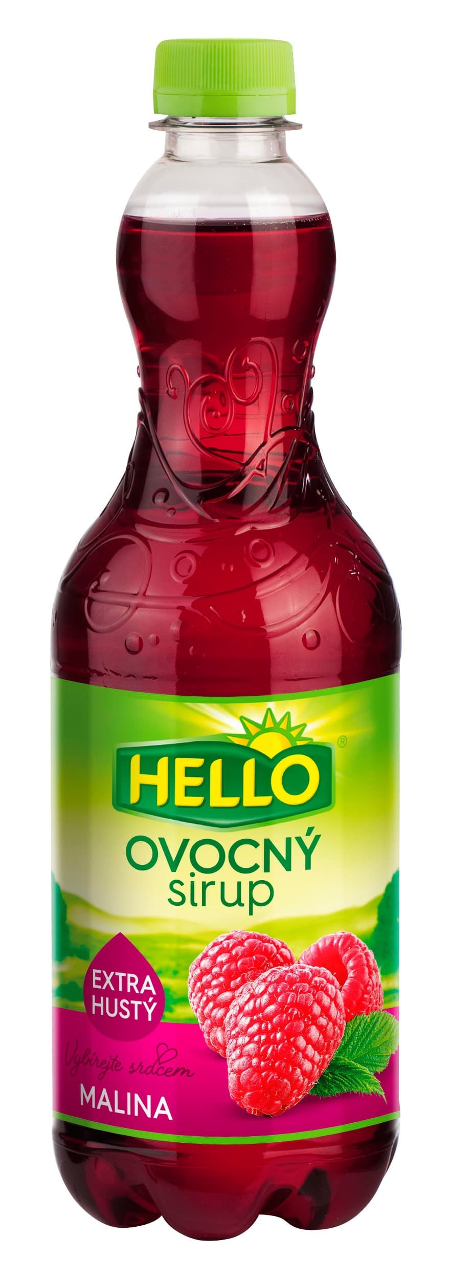 Hello Ovocný sirup malina 0,7 l