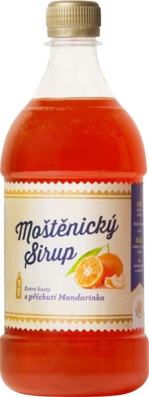 Moštěnický sirup Mandarinka 0,7 l