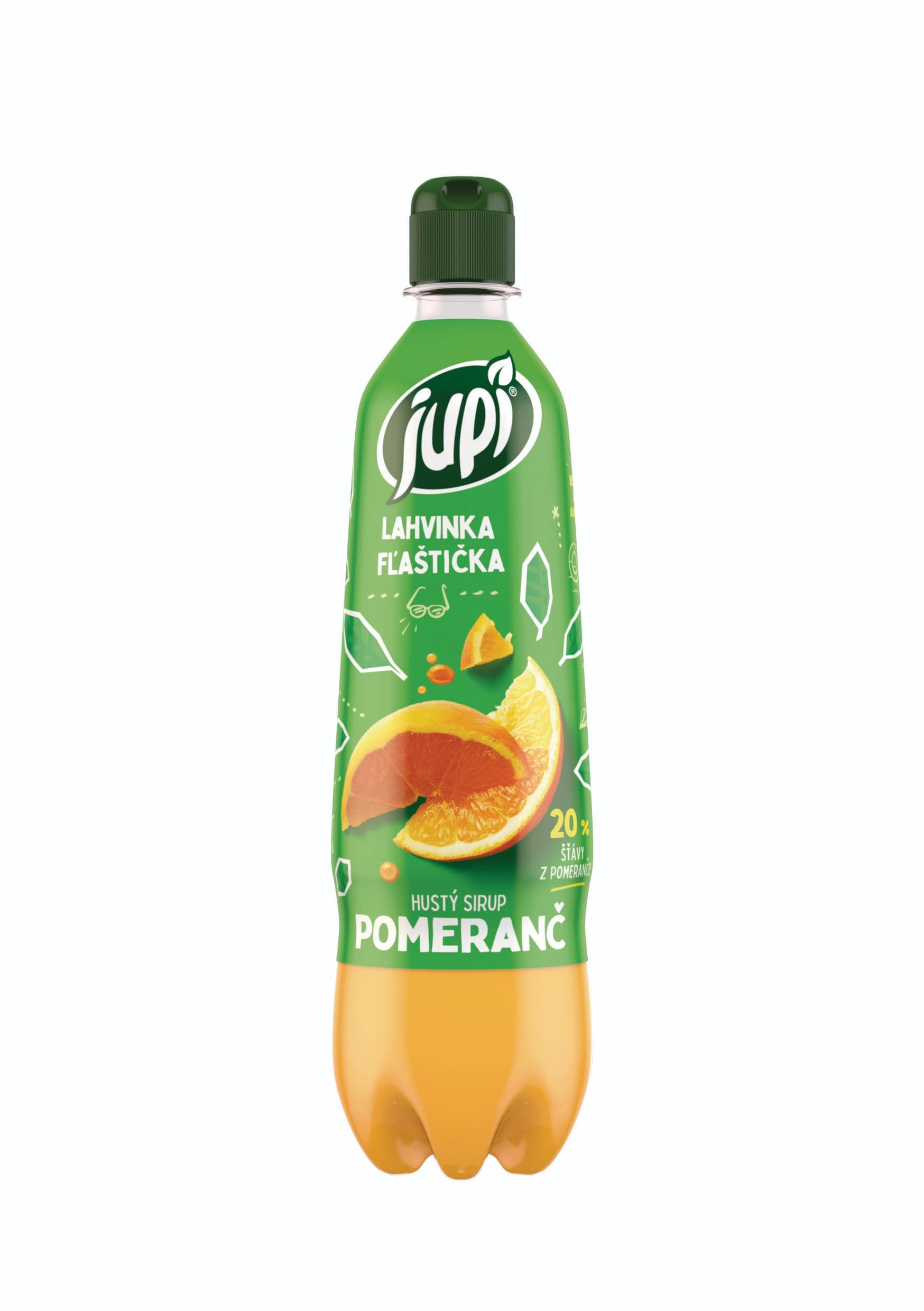 Jupí Superovocný sirup pomeranč 0,7 l