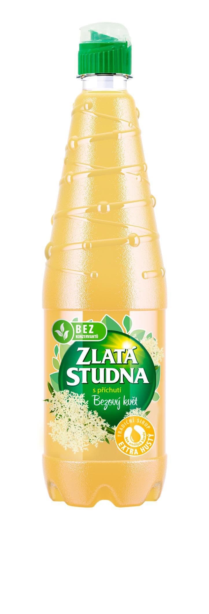 Zlatá studna sirup bezový květ 0,7l