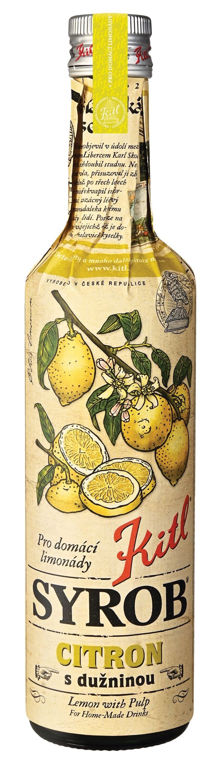 Kitl Syrob Citron s dužninou 500 ml