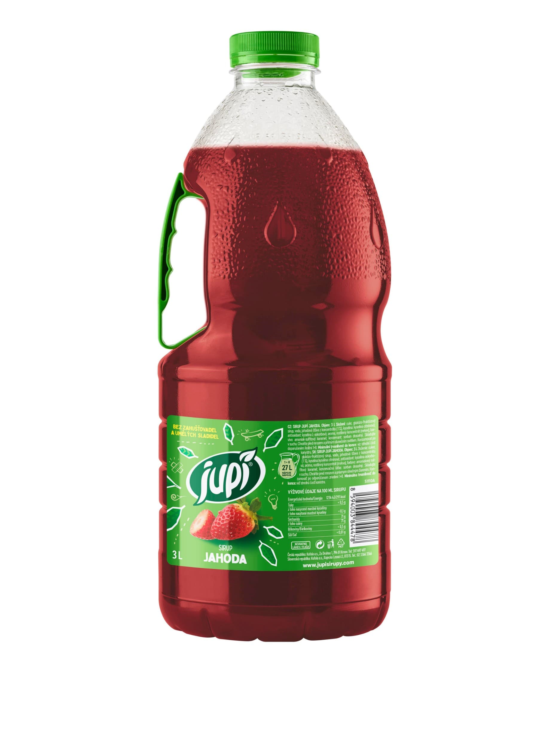 Jupí Sirup jahoda 3 l