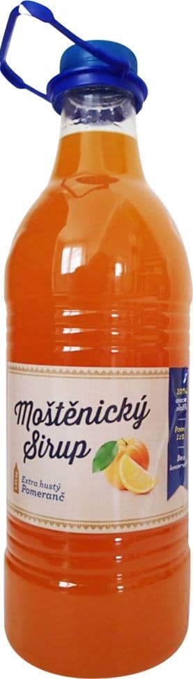 Moštěnický sirup Pomeranč 3 l