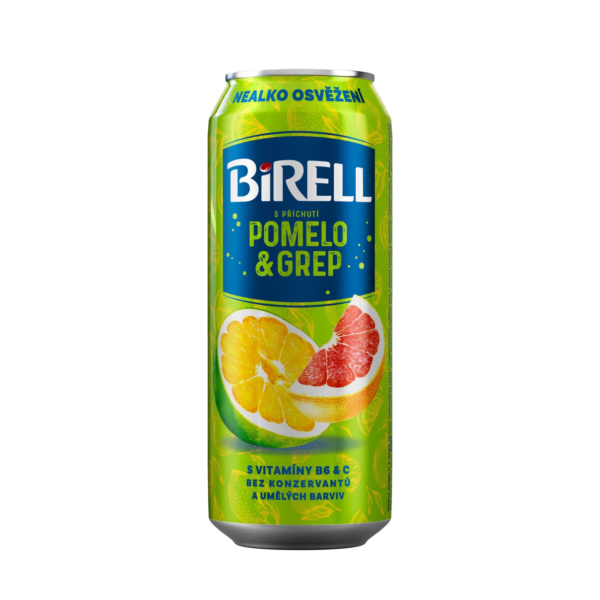 Birell pomelo & grep plech 0,5 l