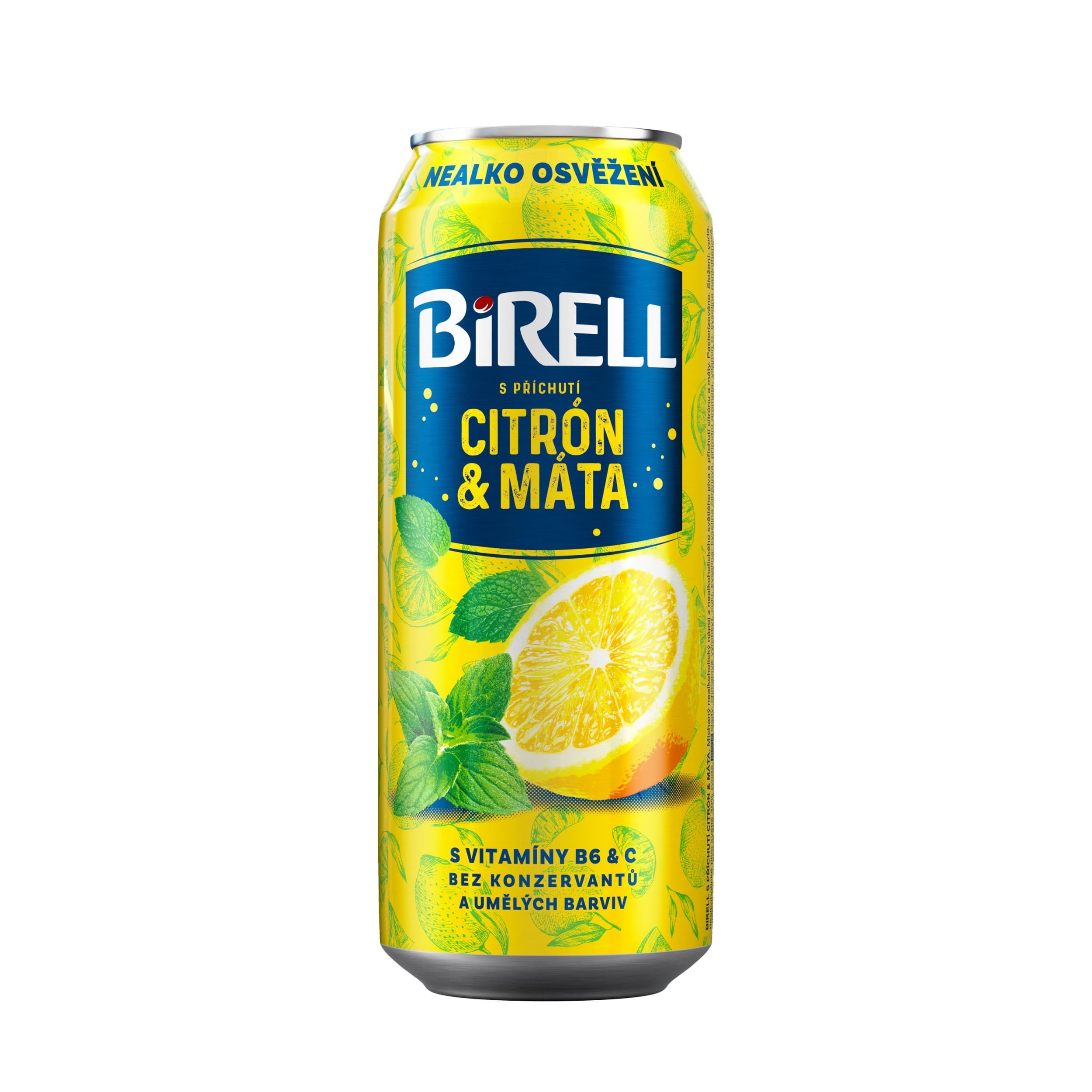 Birell citrón máta LE plech 0,5l