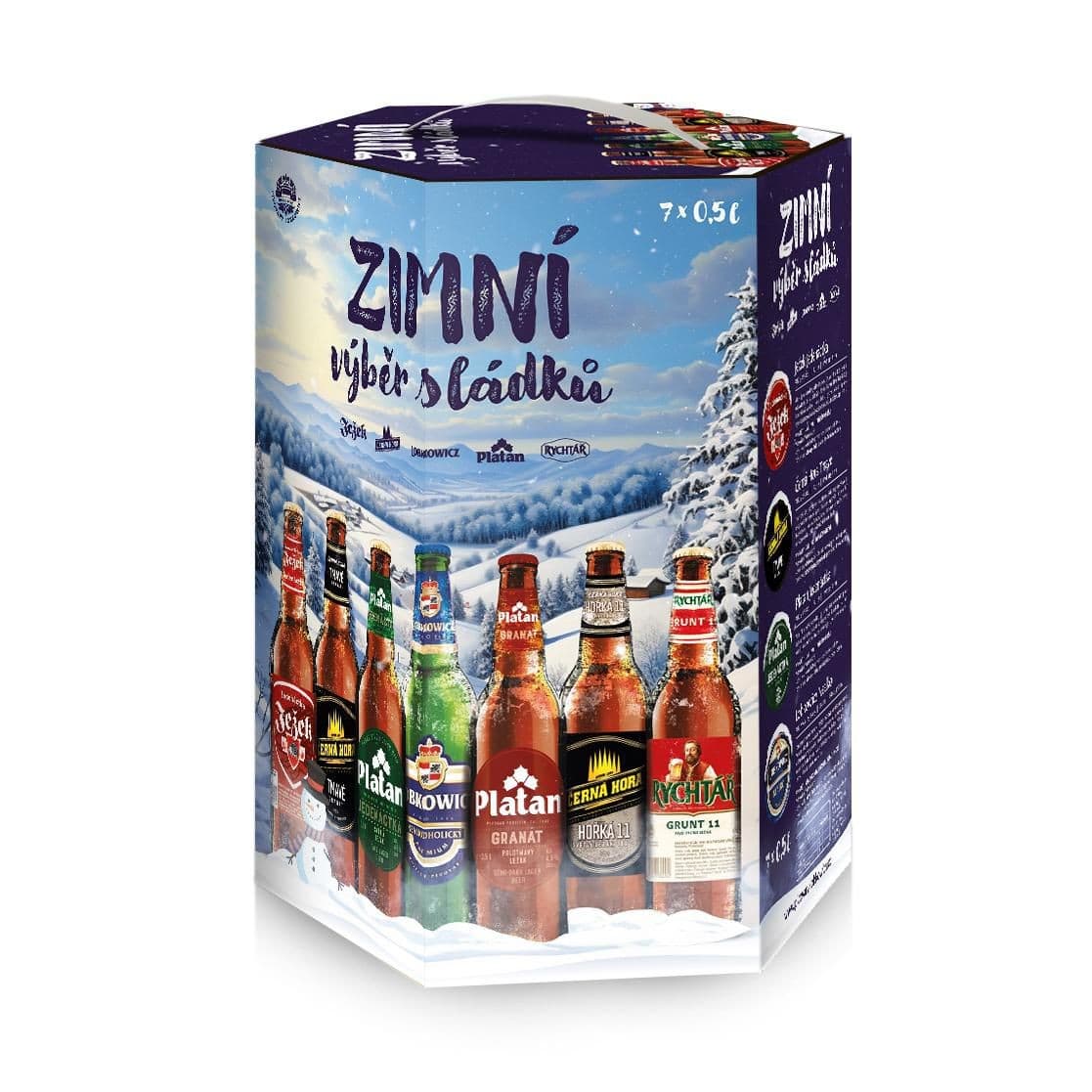 Lobkowicz Pivo dárková sada pivo multipack 7 x 0,5 l