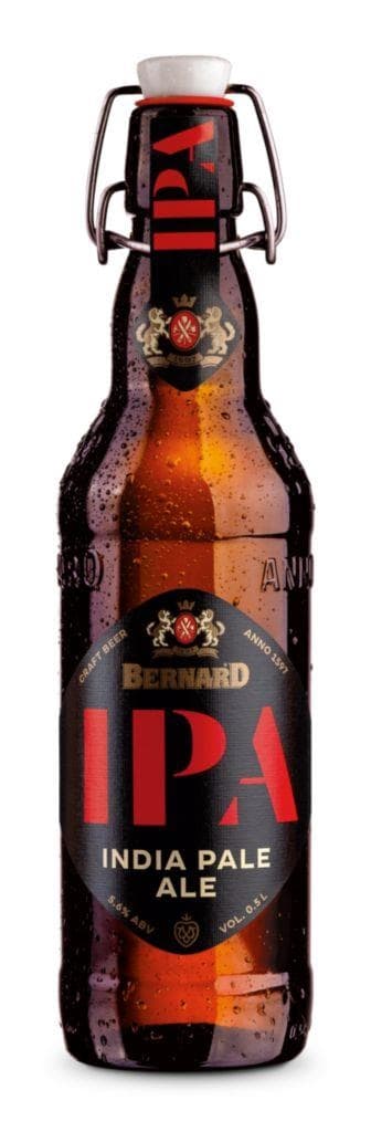 Bernard IPA svrchně kvašené světlé pivo 0,5 l