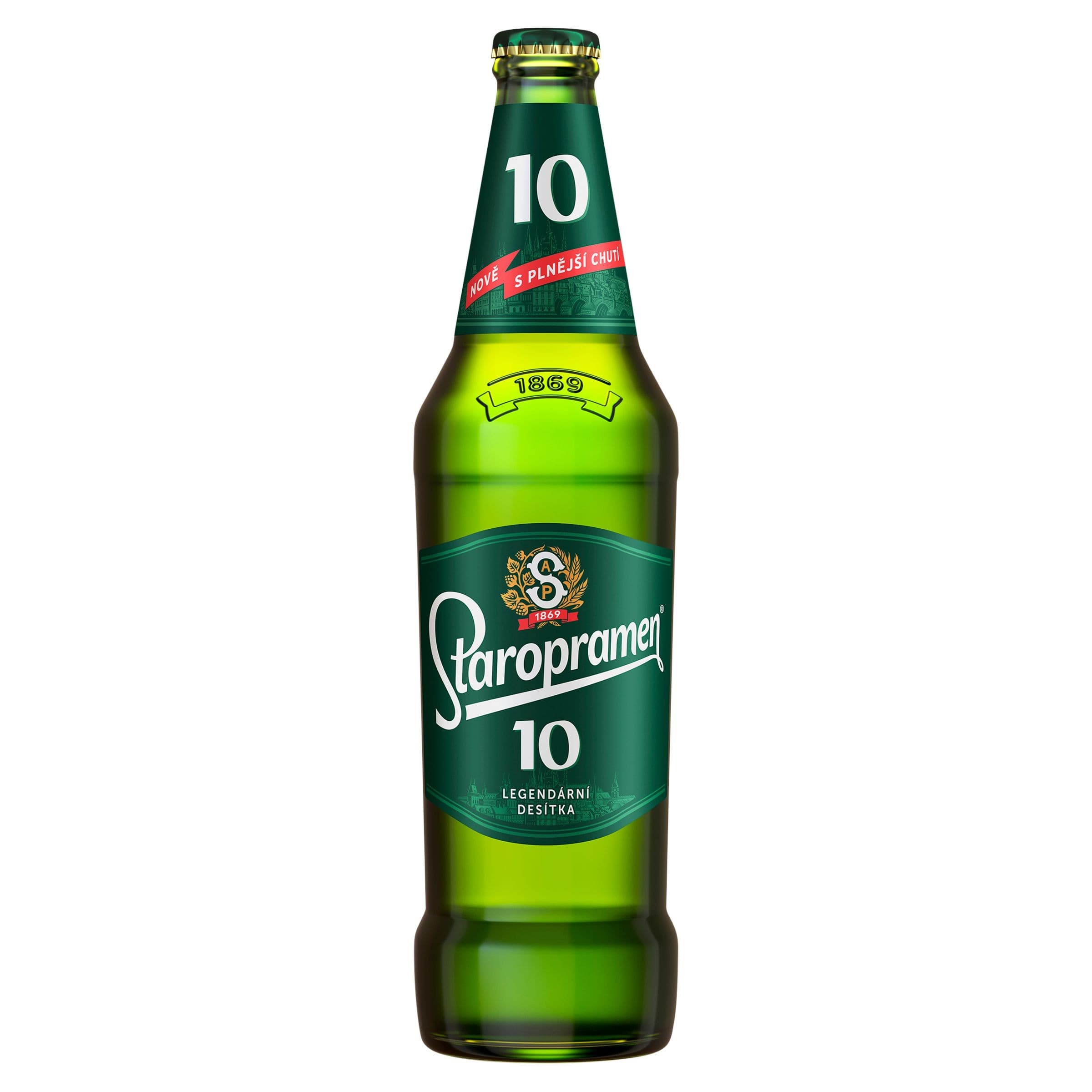 Staropramen 10 sklo 0,5 l