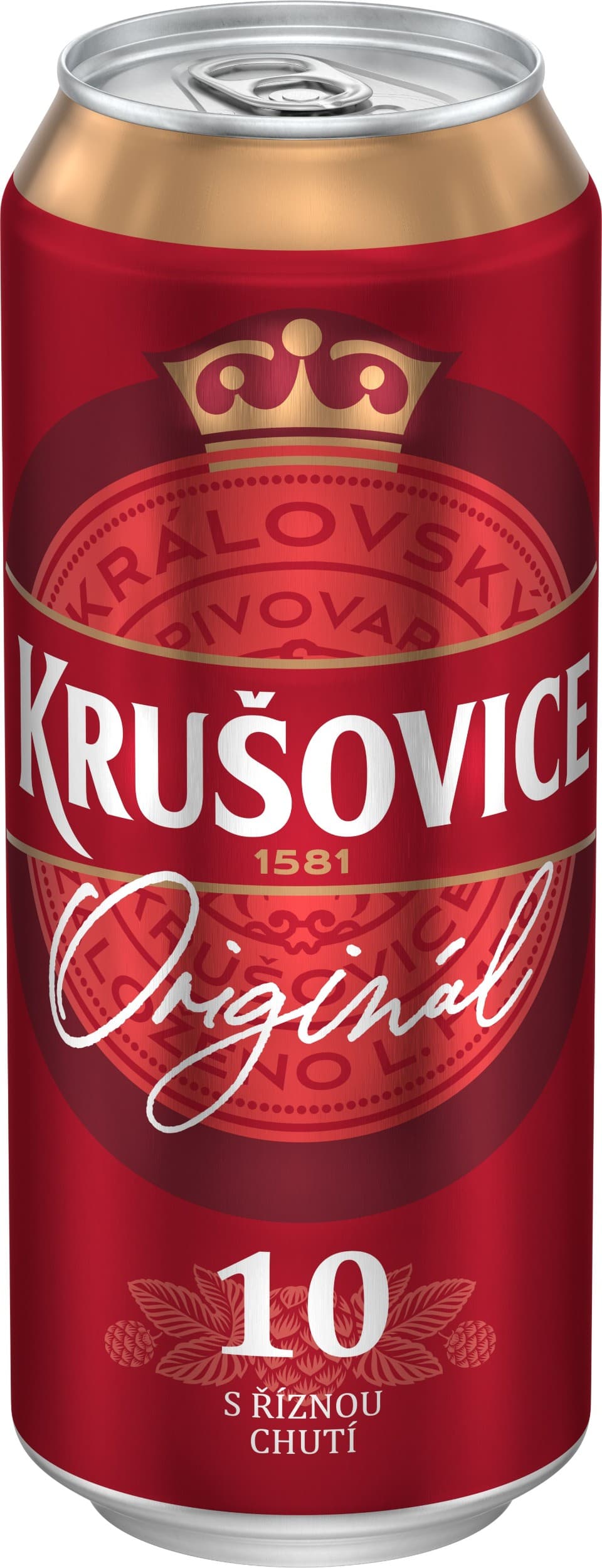 Krušovice 10° pivo výčepní světlé 0,5 l