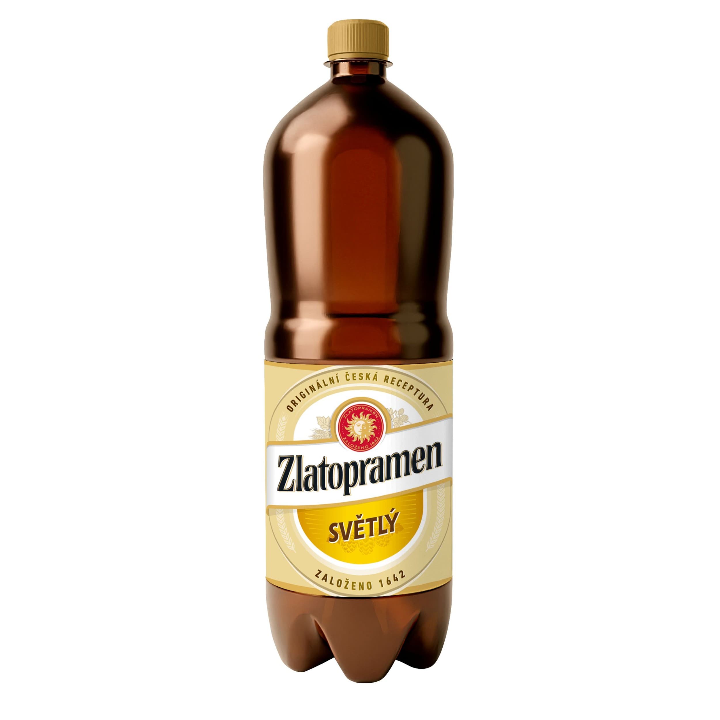 Zlatopramen Pivo výčepní světlé 2 l