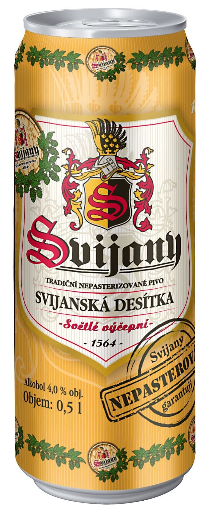 Svijany Svijanská Desítka 10° světlé výčepní pivo 0,5 l