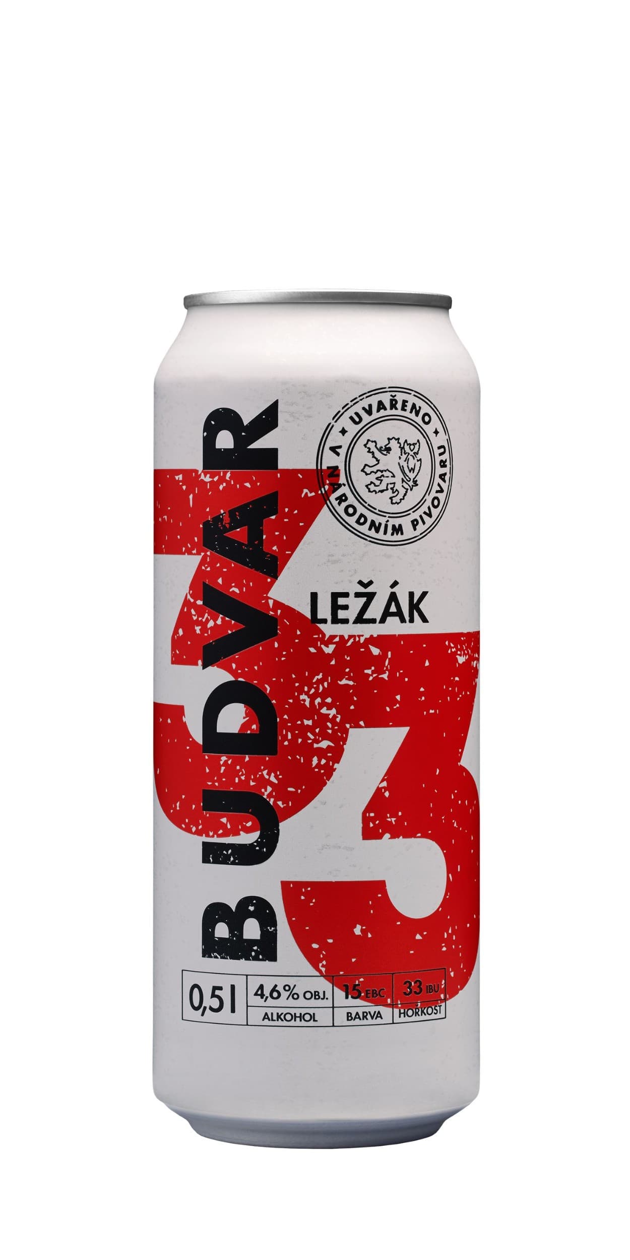 Budweiser Budvar 33 světlý ležák 0,5l