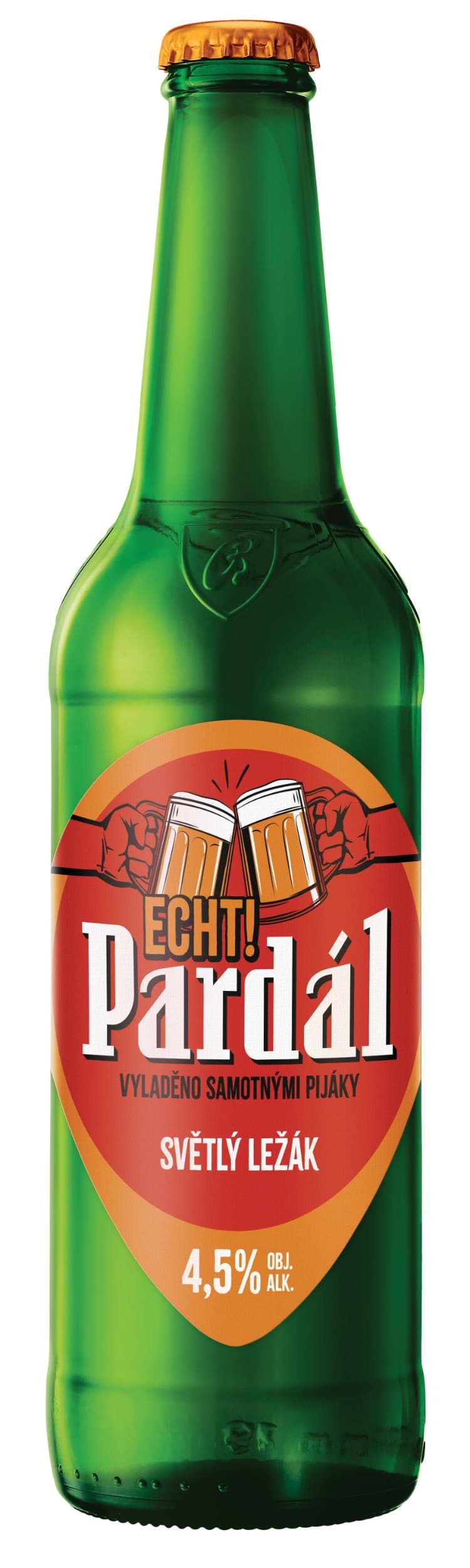 Pardál Echt světlý ležák 11° pivo 0,5 l