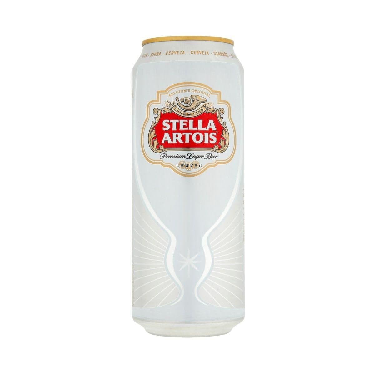 Stella Artois Pivo ležák světlý plech 0,5 l