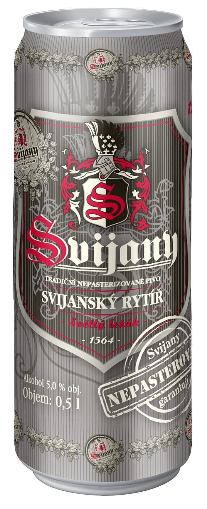 Svijany Svijanský Rytíř 12° světlý ležák pivo 0,5 l