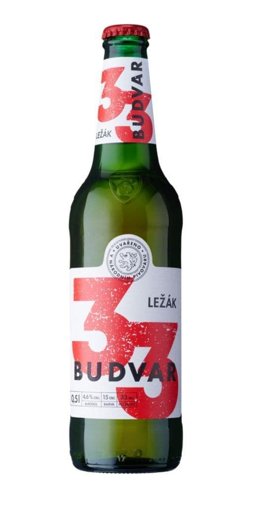 Budějovický Budvar Budvar 33 světlý ležák 0,5l