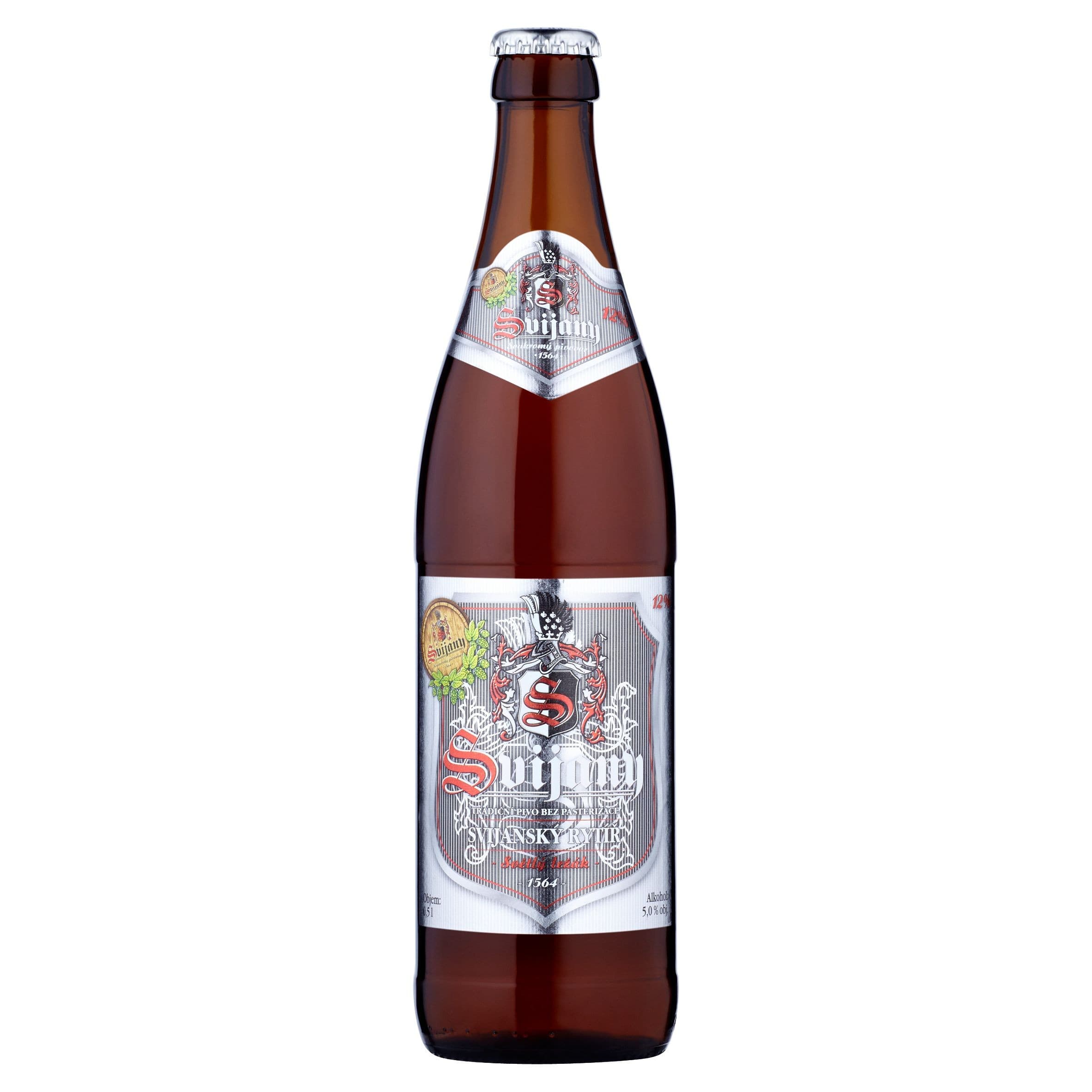 Svijany Svijanský rytíř pivo světlý ležák 0,5 l