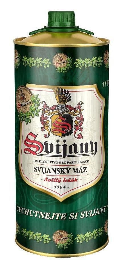 Svijany Svijanský Máz 11°% světlý ležák pivo 2 l