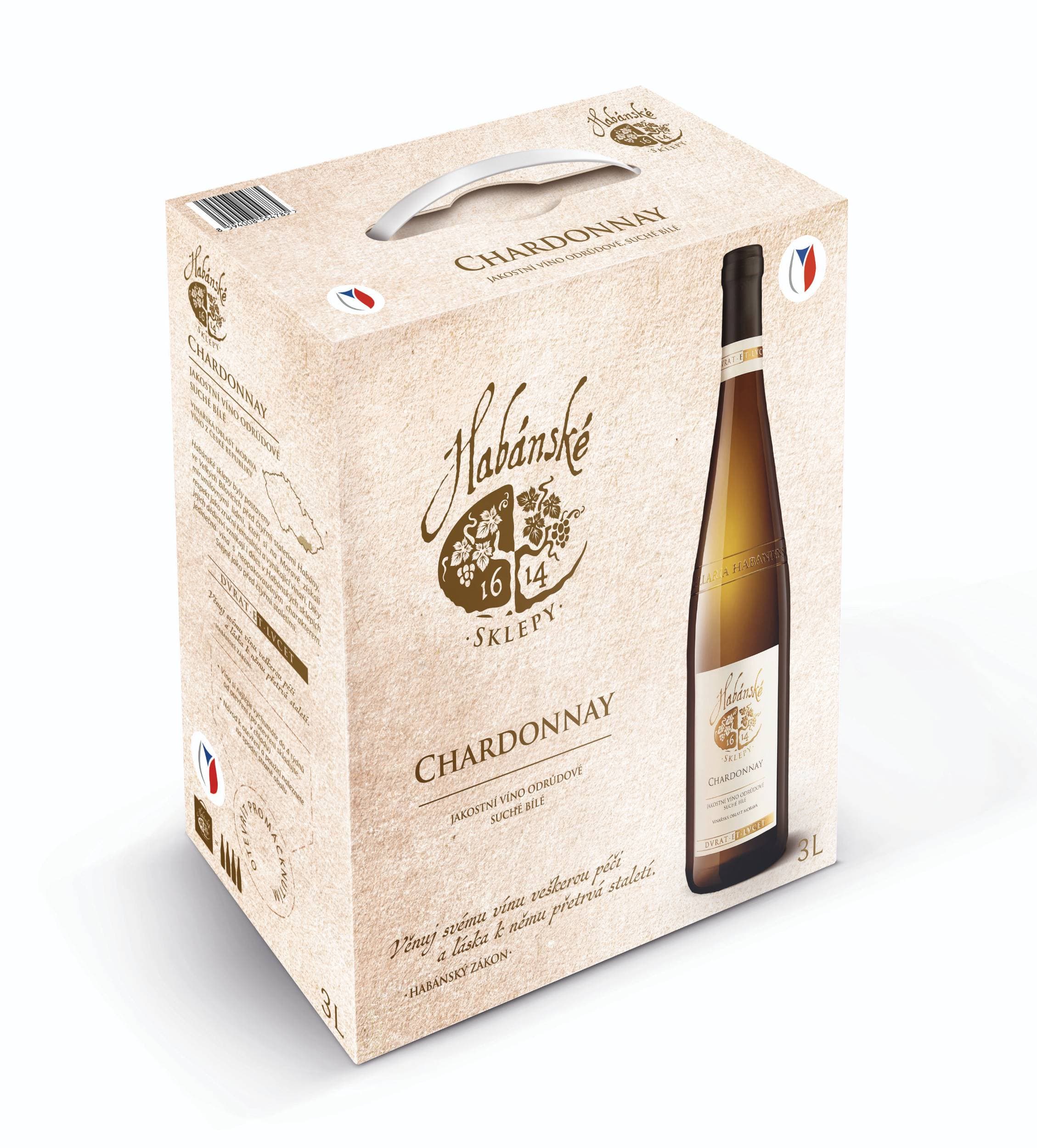 Habánské sklepy Chardonnay Bag in Box 3l