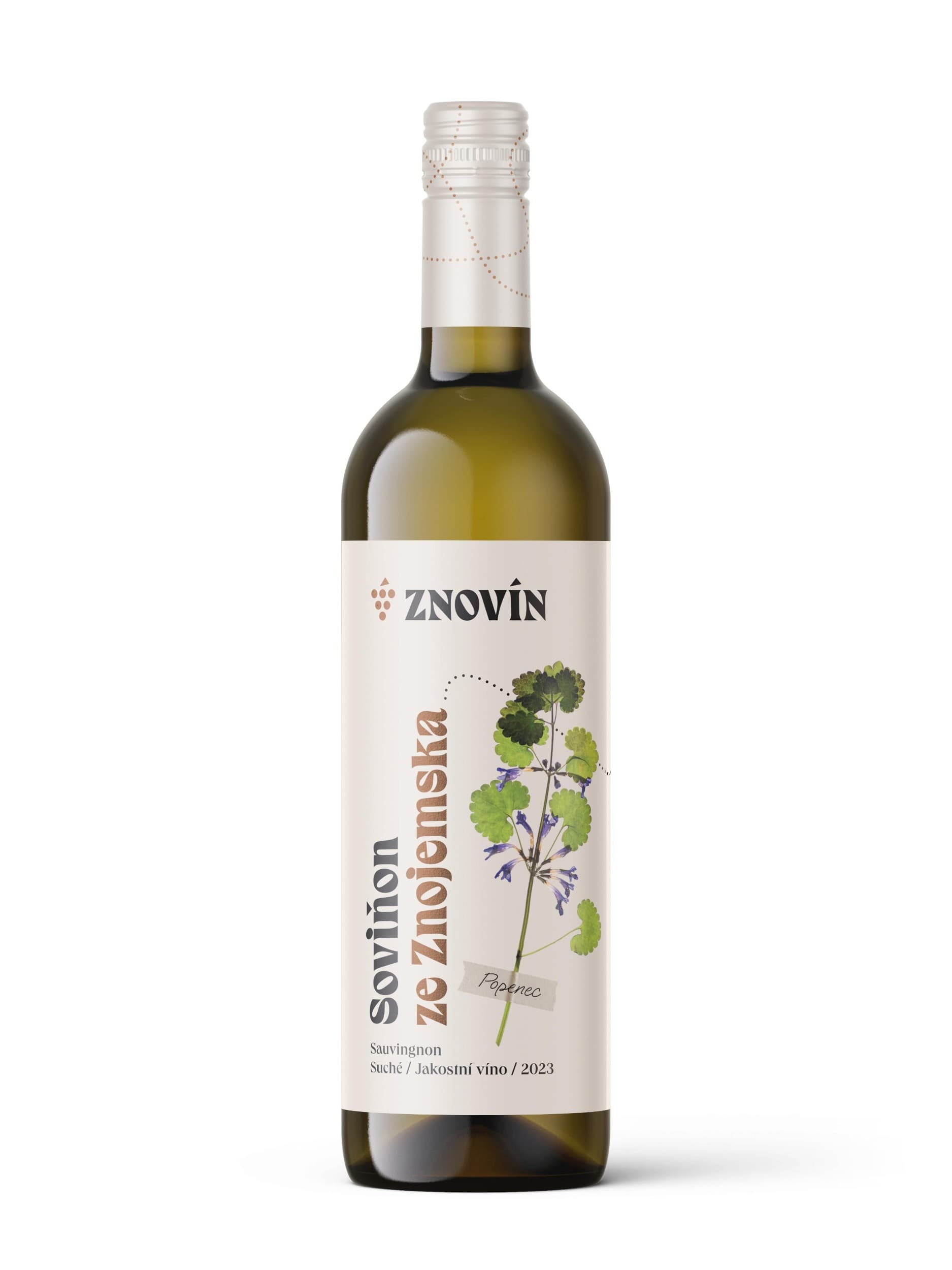Znovín Znojmo Sauvignon jakostní 750 ml