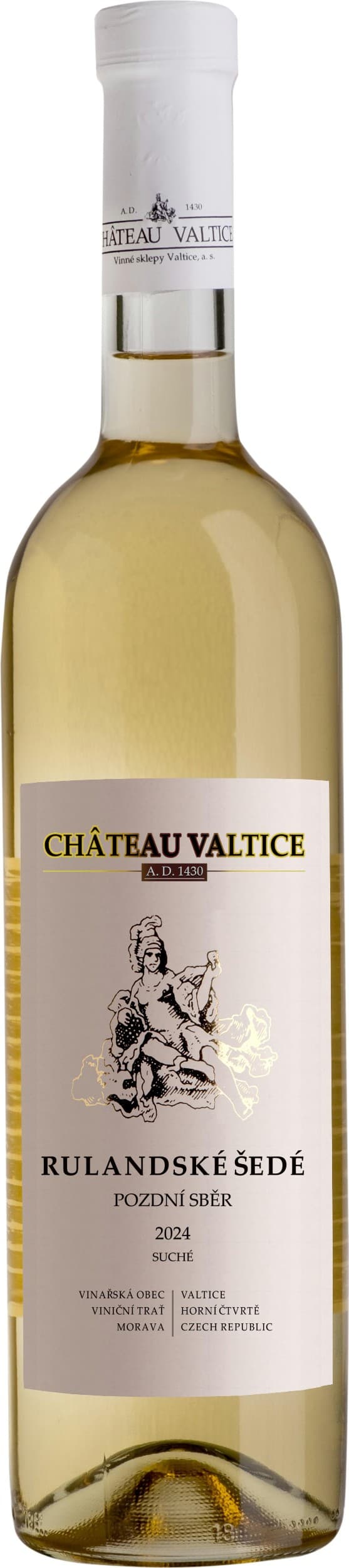 Chateau Valtice Rulanské šedé pozdní sběr polosuché 0,75 l